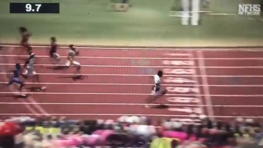 Baylor signee Kalon Barnes sets national record in 100m | Larry Brown ...