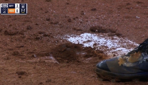 Did Lance McCullers have foreign substance on cleat against Yankees?