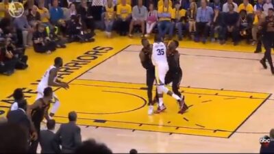 LeBron block foul