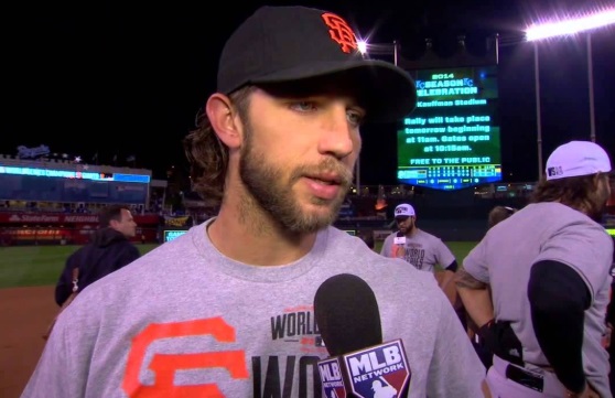 Mason Saunders', el alter ego de Madison Bumgarner que compite en