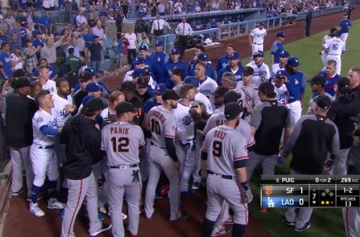 Yasiel Puig explains his side of fight with Giants catcher | Larry ...