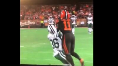 Browns Jets pass interference