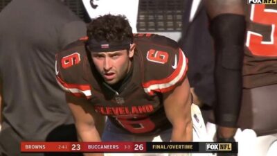 Baker Mayfield reaction