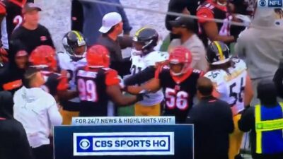 Bengals Steelers skirmish