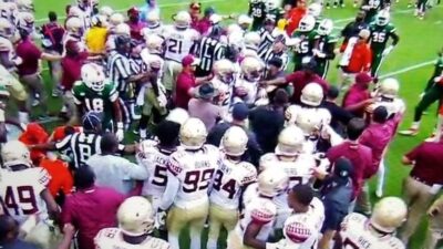 Miami FSU skirmish