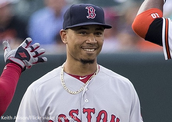 Mookie Betts gets arbitration record $27M contract with Red Sox
