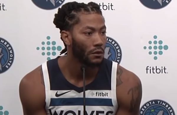 Look Derrick Rose Adds Serious Neck Tattoo