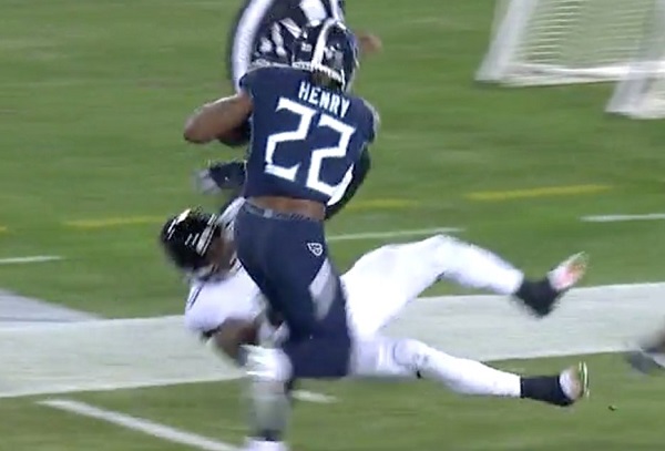 Watch: Derrick Henry breaks free for 99-yard TD run 