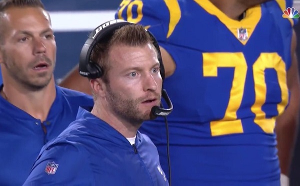 Look: Sean McVay left stunned after Rams fumble punt