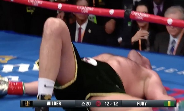Tyson Fury knockdown