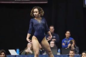 Watch: UCLA gymnast Katelyn Ohashi goes viral with perfect 10 routine