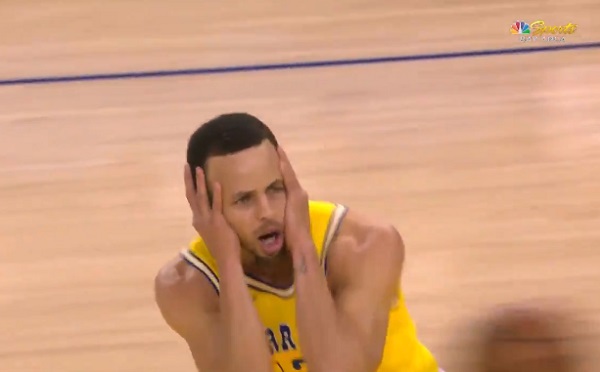 Watch Steph Curry Imitates Meme After Throwing Down Dunk