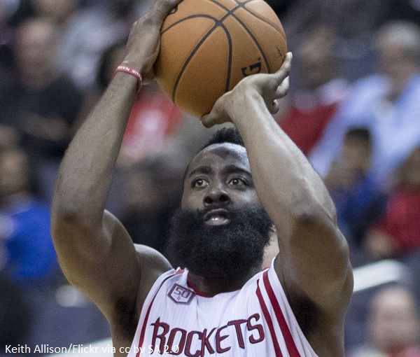 James Harden's jersey is allegedly retired at Houston strip club