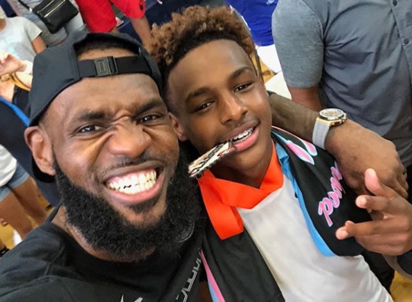 Bronny james outlet crossroads