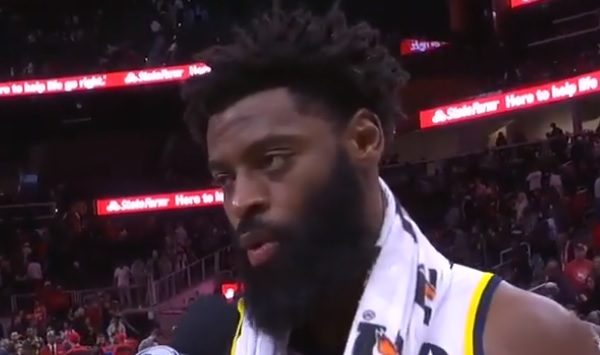 Tyreke Evans being interviewed