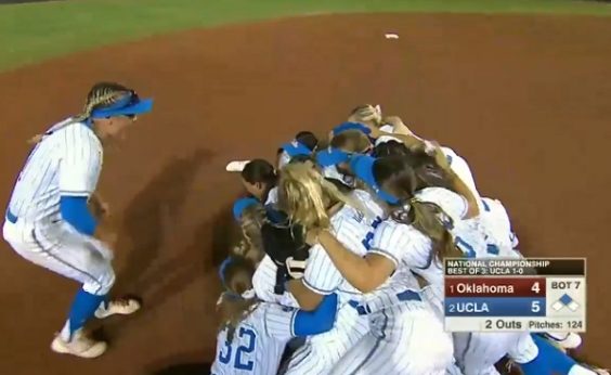 UCLA Softball Wins Championship On Walk-off Hit To Cap Thrilling Finish