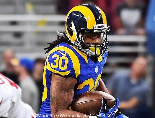 todd gurley throwback rams jersey