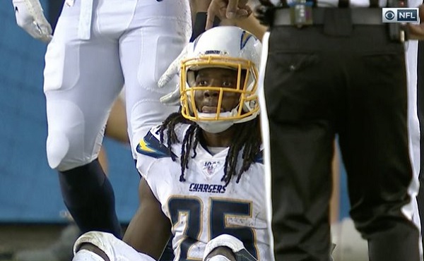 Melvin Gordon fumbled the ball again… 