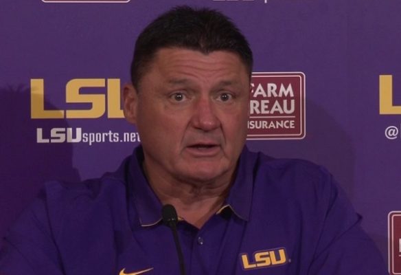 Ed Orgeron Said Roll Tide F You In Lsu Locker Room After Win In Viral Video