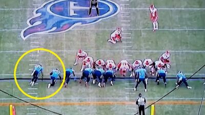 Josh Kalu Titans offside