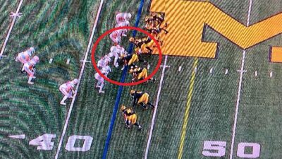 Michigan offside penalty
