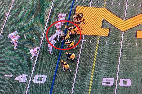 Michigan offside penalty