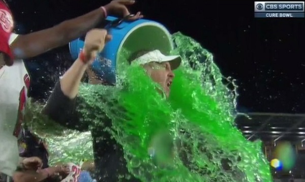 Who invented the Gatorade shower? 