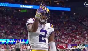 Video: Justin Jefferson Counts His Fourth Touchdown Of Game In Celebration