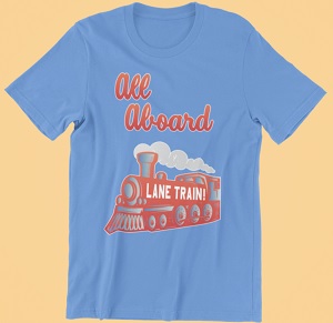 lane train t shirt