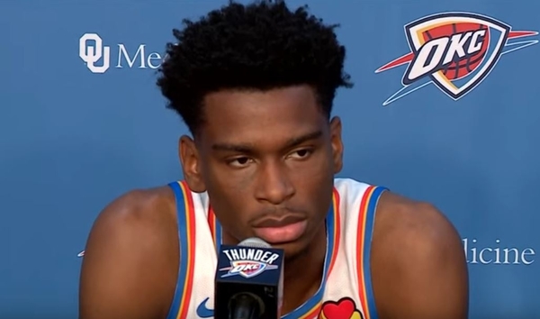 Shai Gilgeous-Alexander shouts out Russell Westbrook after first career