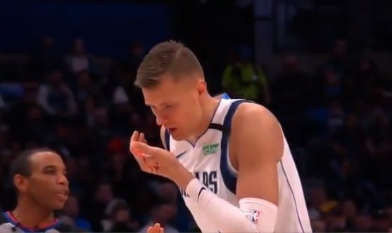 Video Appears to Show Kristaps Porziņgis With Bloodied Face