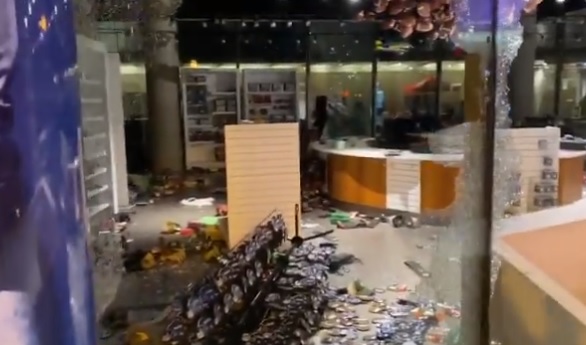 College Football Hall of Fame destroyed, vandalized by looters