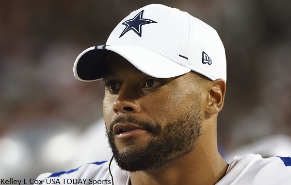 dak prescott with cowboy hat