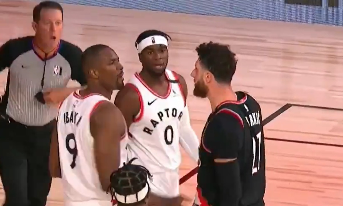Video Serge Ibaka, Jusuf Nurkic get into it with first scuffle of NBA restart