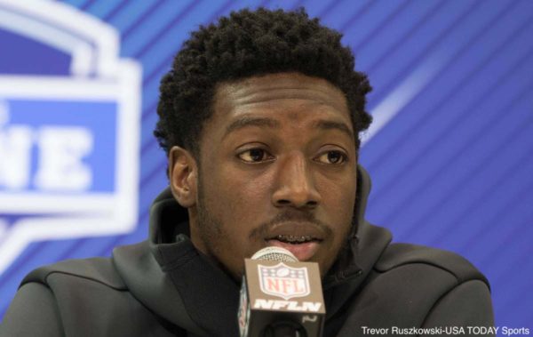 Calvin Ridley at a press conference