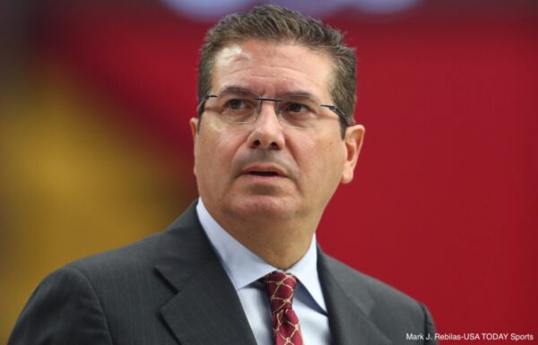 Daniel Snyder looks on