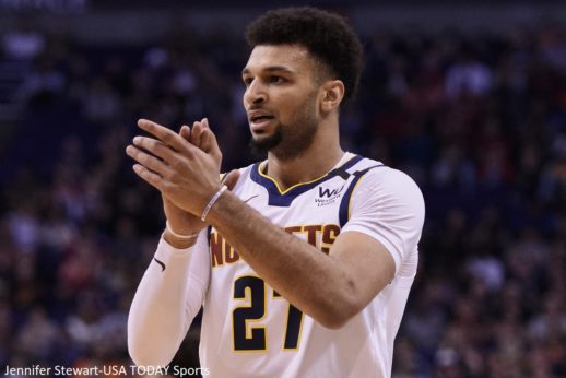 Video: Jamal Murray gives Michael Malone a water bath after series win