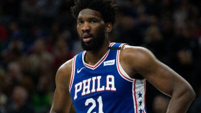 Joel Embiid during a game