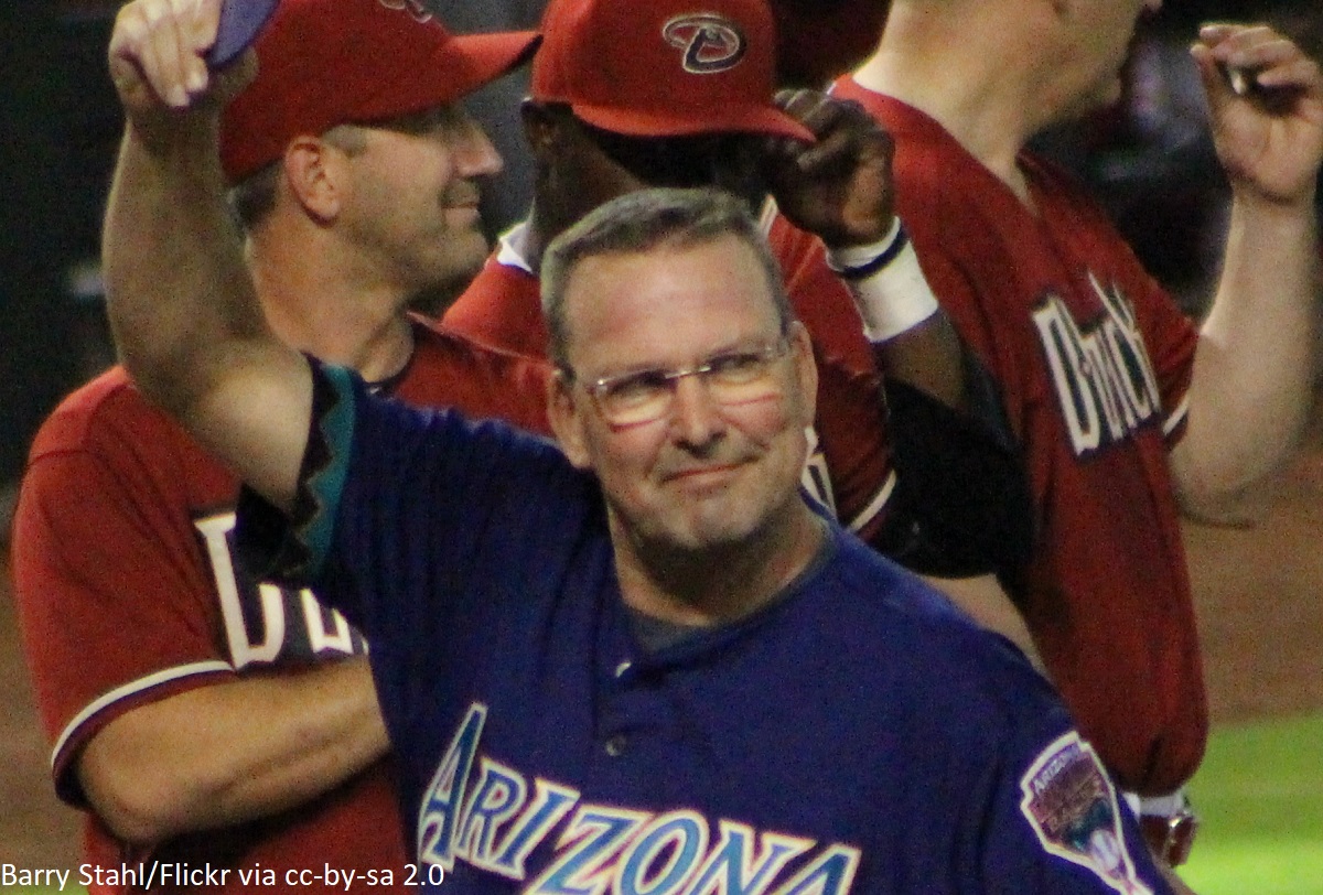 Mark Grace' runs over kid in D-backs Legends Race blooper