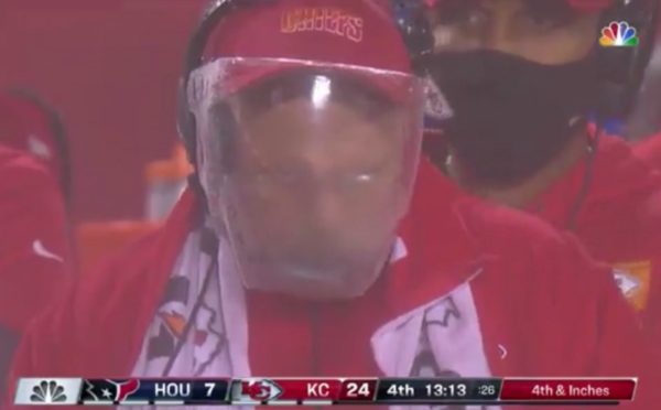 Andy Reid face shield