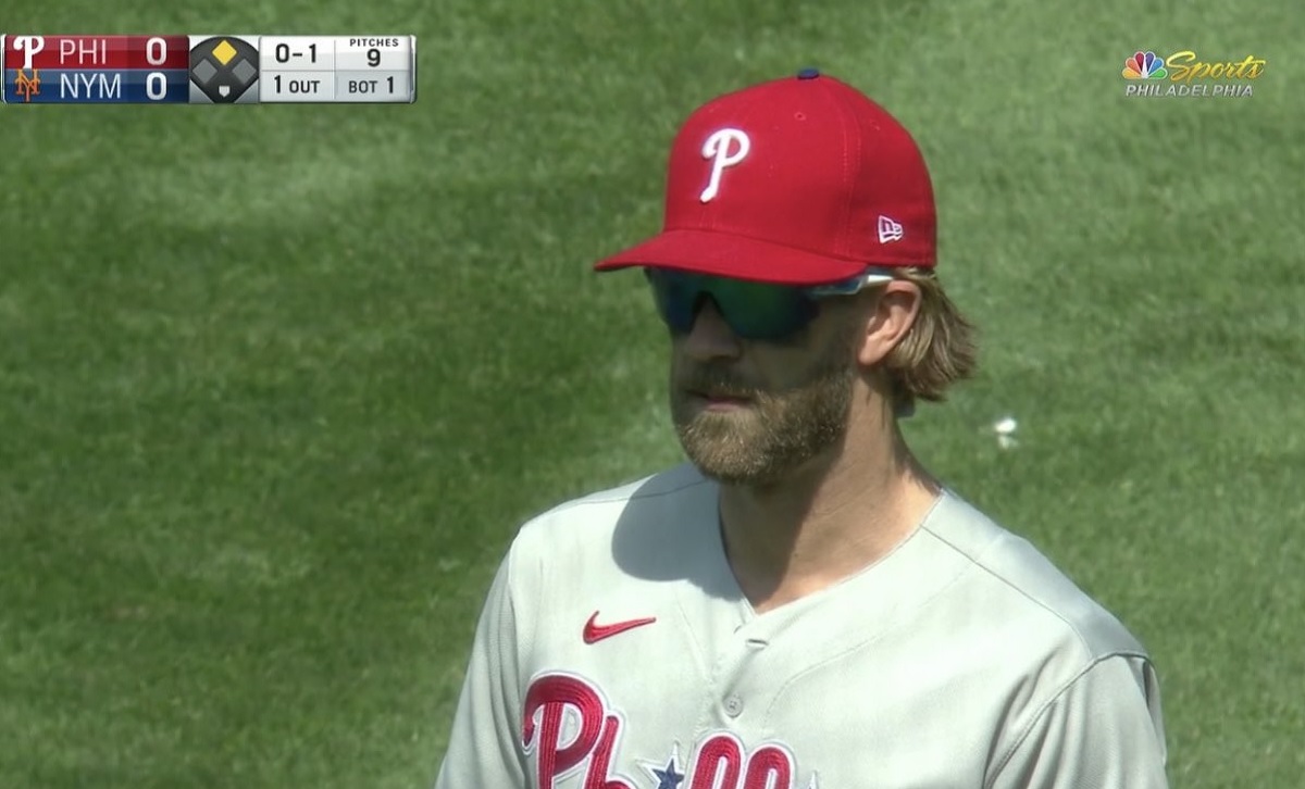 Bryce Harper cuts long hair day after being ejected