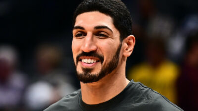 Enes Kanter smiles