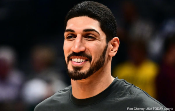 Enes Kanter smiles