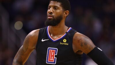 Paul George in his Clippers uniform