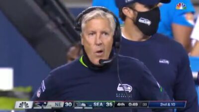 Pete Carroll no mask