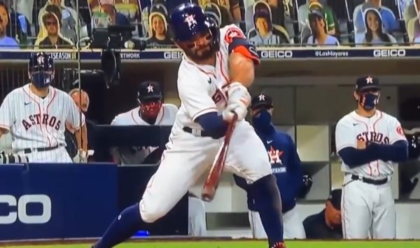 Jose Altuve check swing