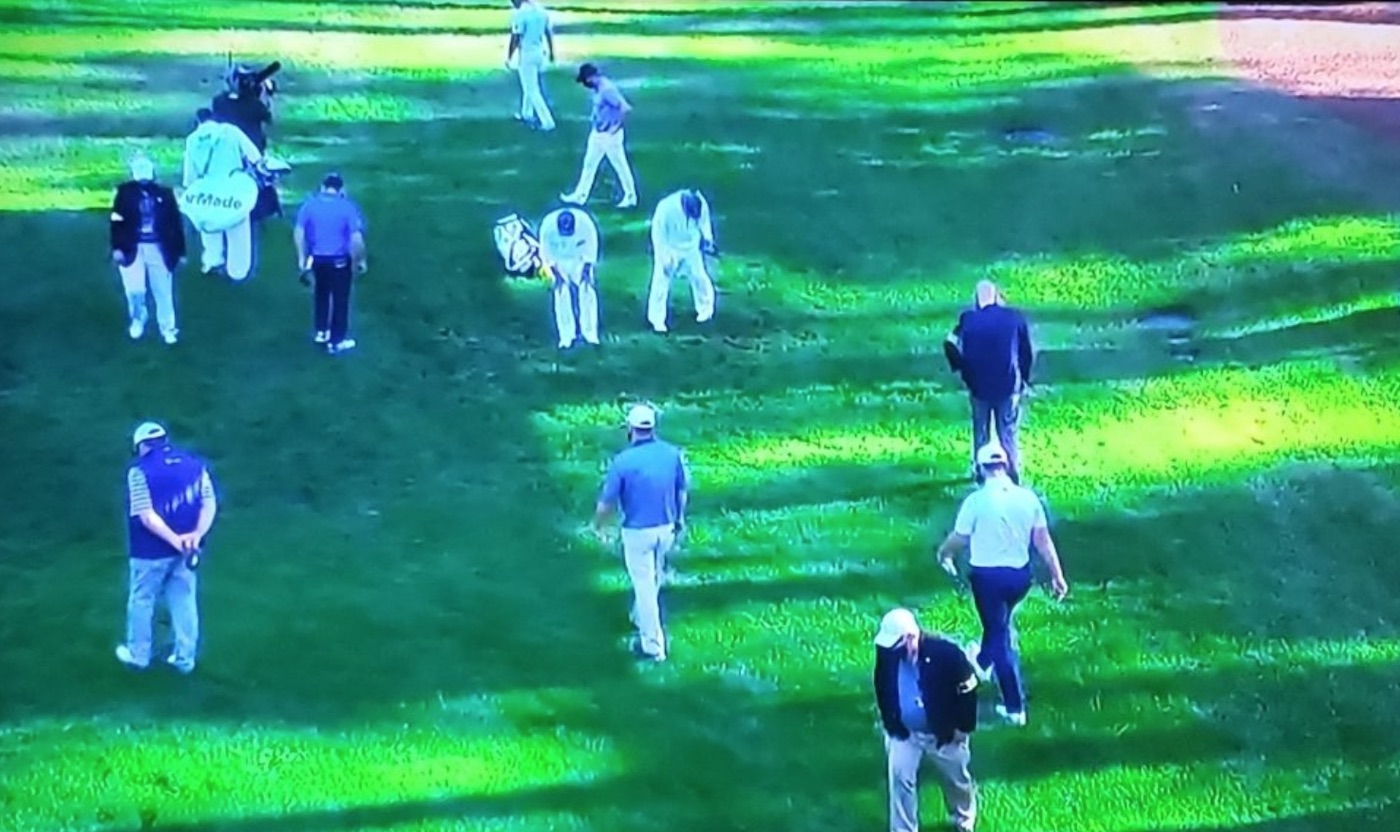 Bryson DeChambeau catches bad break with lost ball at Masters