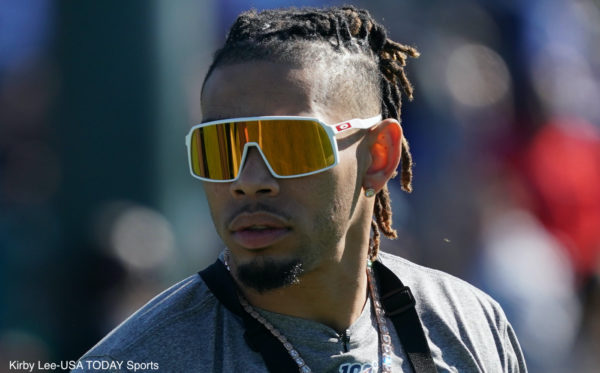 Joe Haden wears sunglasses