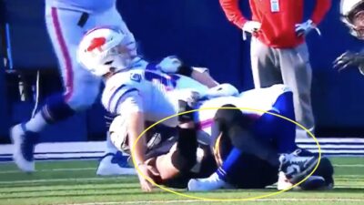 Josh Allen ankle injury
