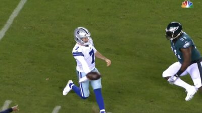 Ben DiNucci sidearm throw